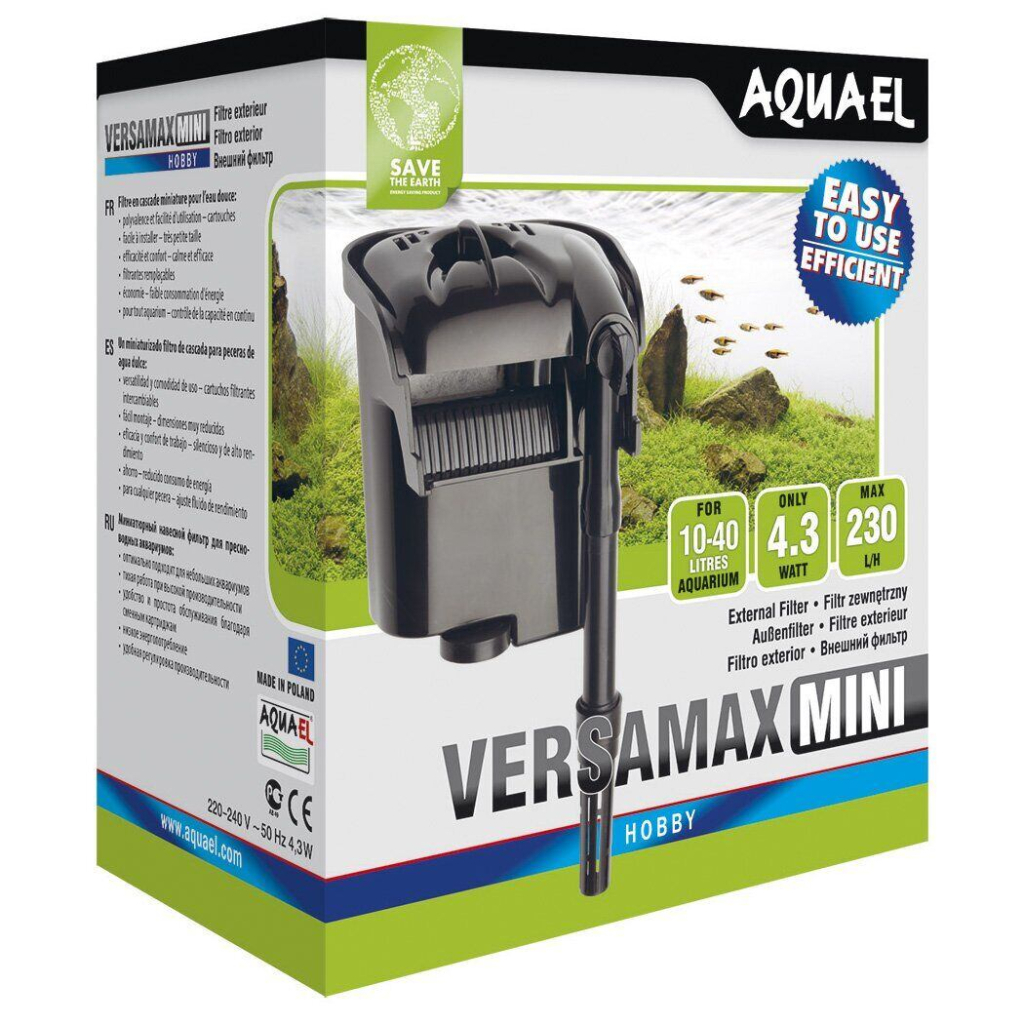 Фільтр для акваріума AquaEl VersaMAX FZN-Mini зовнішній до 40 л (5905546191302) - изображение 2
