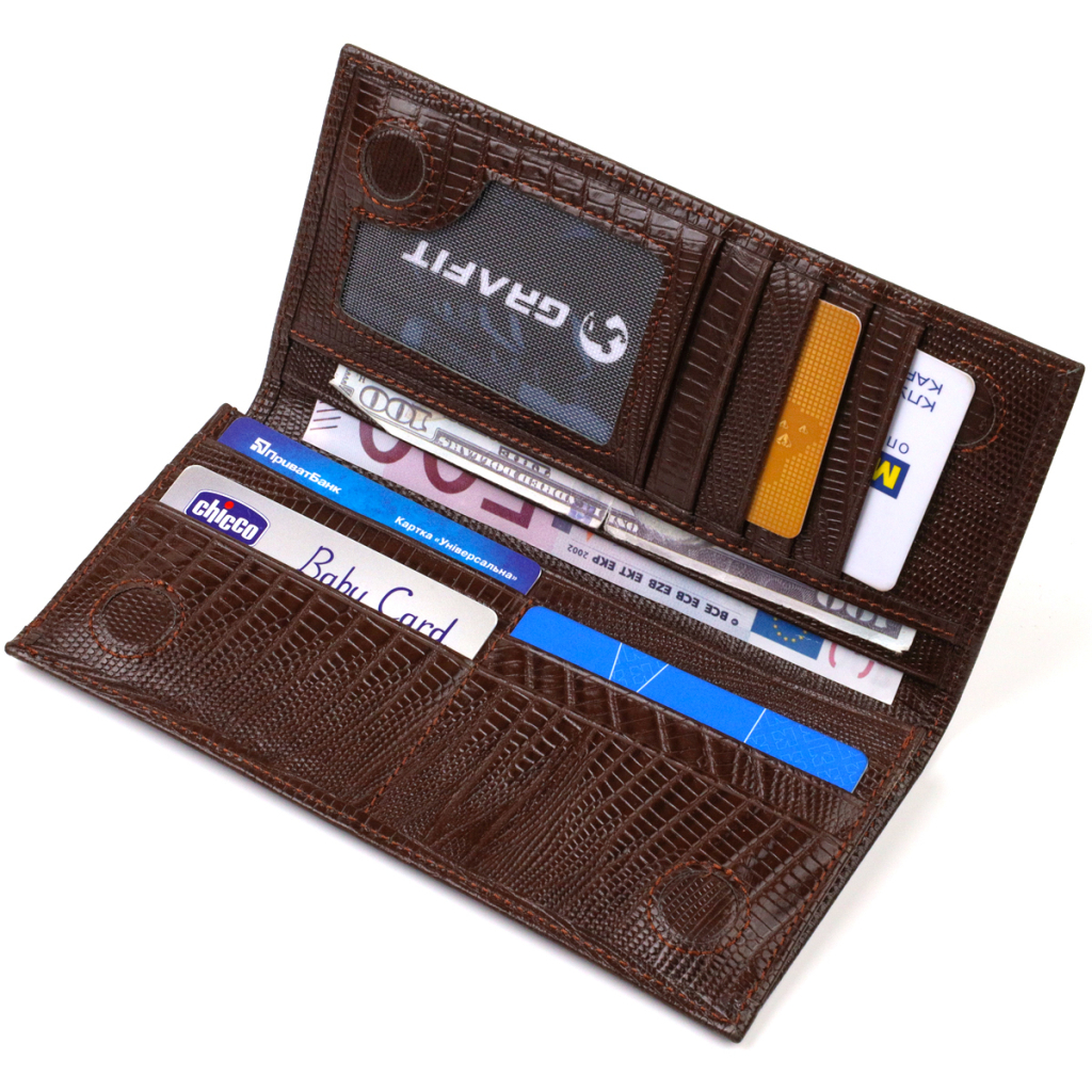 Гаманець Canpellini З натуральної шкіри Коричневий (21899) - зображення 7