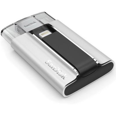 USB флеш накопичувач SanDisk 64GB iXpand USB/Lightning Apple (SDIX-064G-G57) - зображення 4