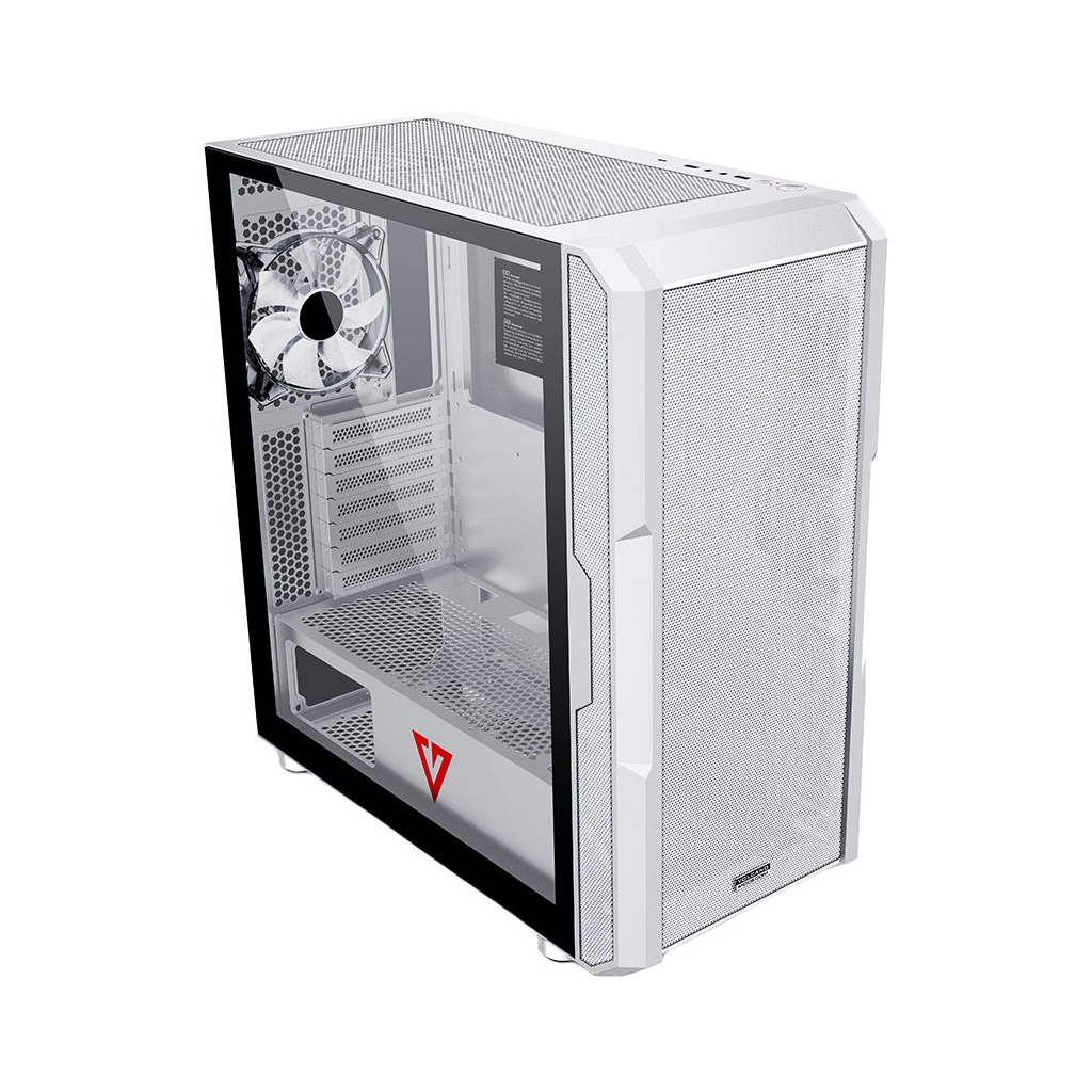 Корпус Modecom AMIRANI WHITE fans 4x120mm (AT-AMIRANI-PD-20-000000-0) - зображення 1