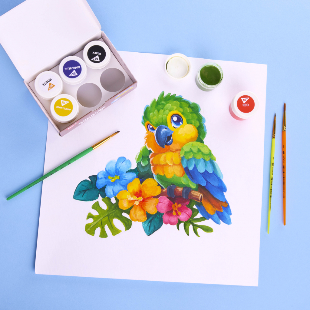 Гуашеві фарби Yes Minecraft 6 кольорів по 20 мл (230405) - изображение 7