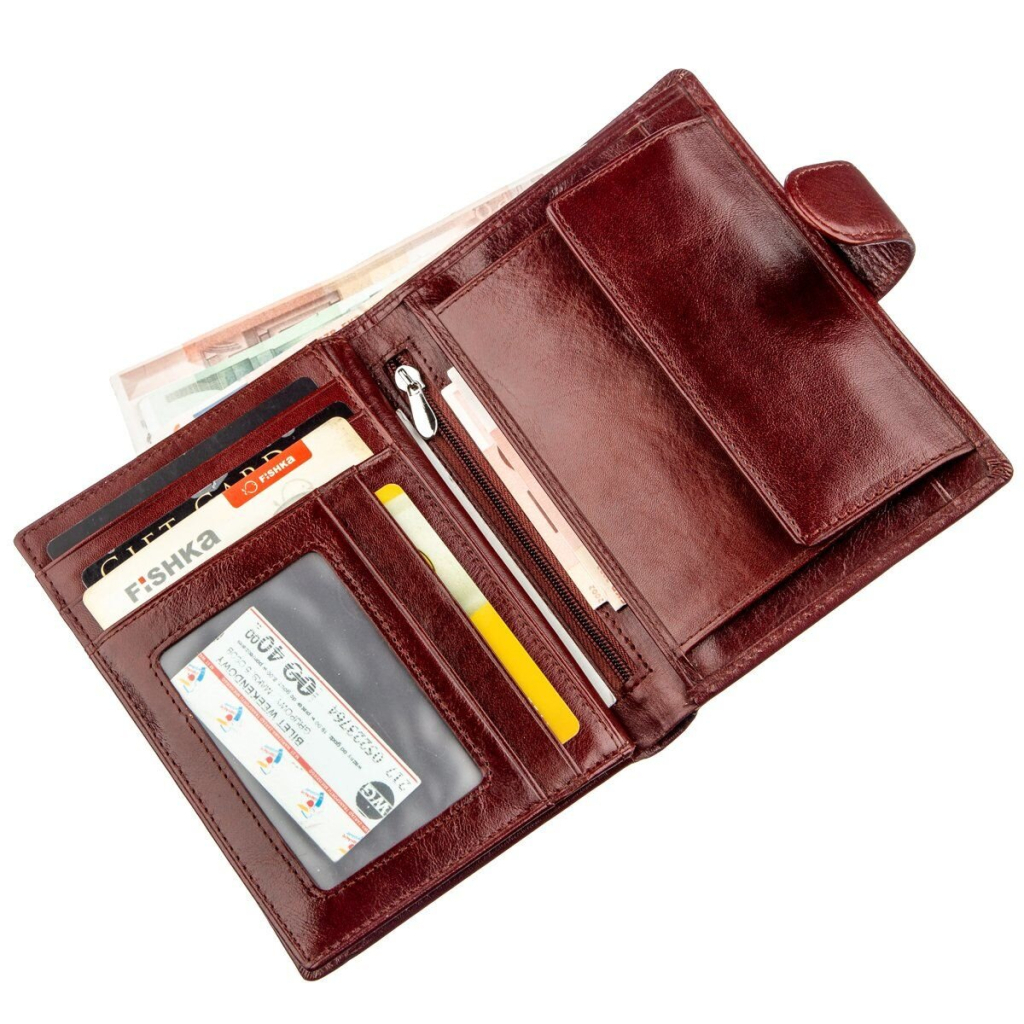 Гаманець Boston Шкіряний Коричневий (18818) - зображення 5