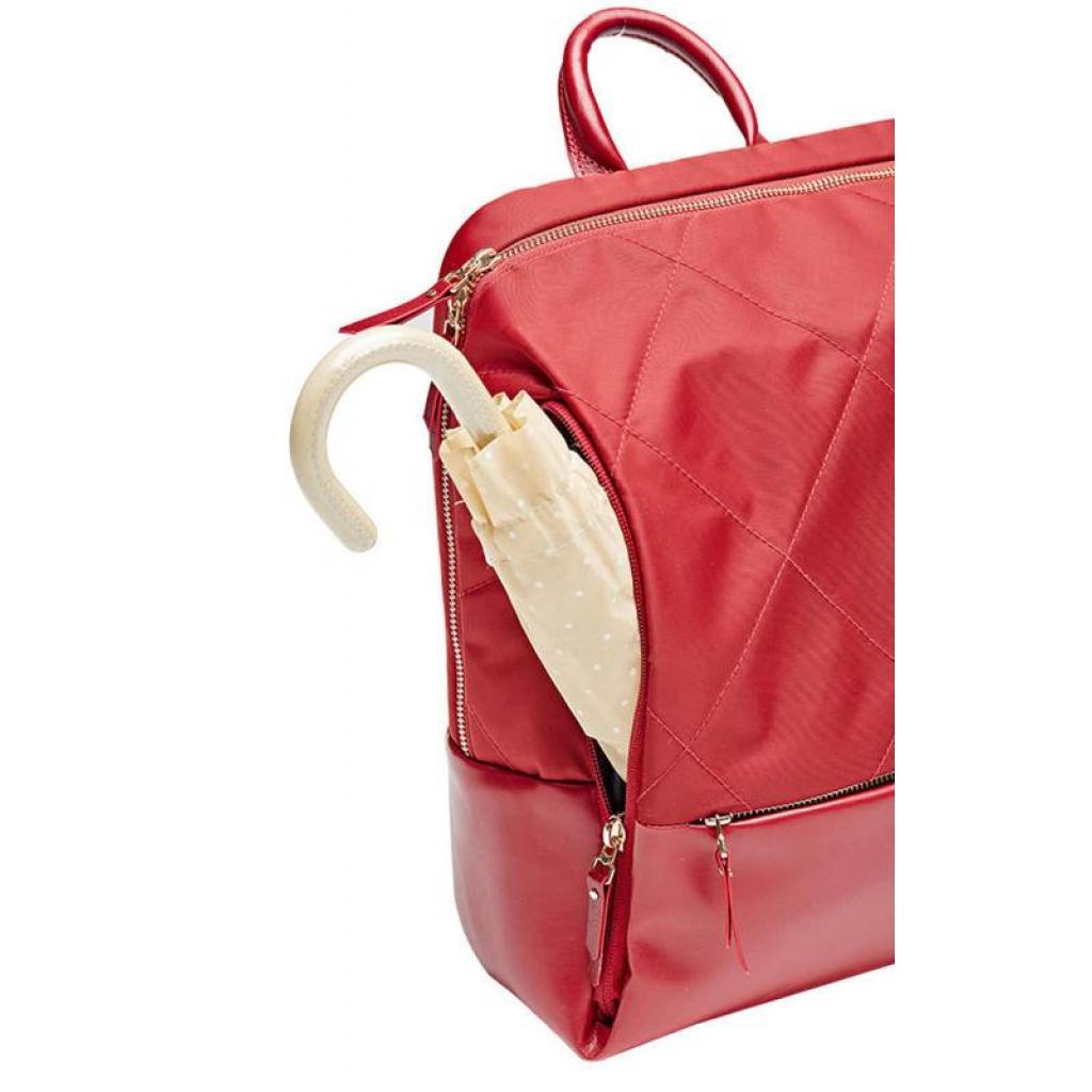 Рюкзак для ноутбука Xiaomi 13" RunMi 90GOFUN Fashion city Lingge shoulder bag Red (Р20027) - зображення 4