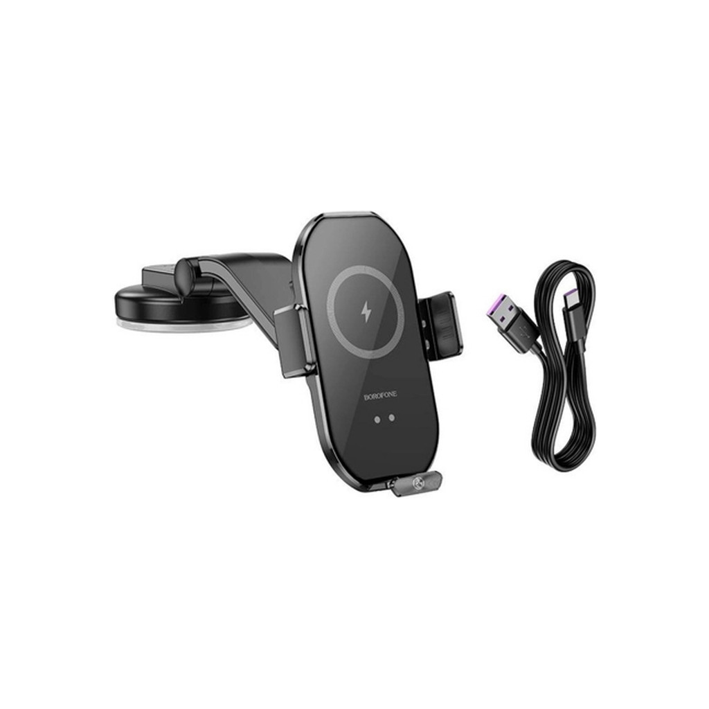 Універсальний автотримач BOROFONE BH206, Black, Box (35061 / BH206) - зображення 4