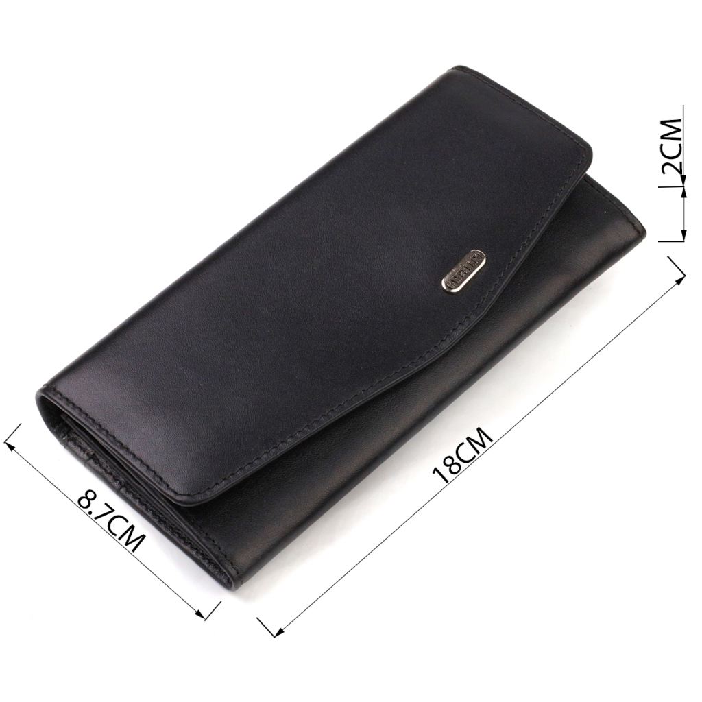 Гаманець Canpellini Шкіряний Чорний (21724) - зображення 3