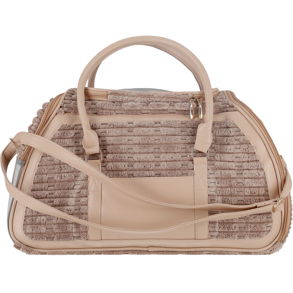 Переноска для тварин MISOKO&CO 51.5x25.5x27 см світло-коричнева (YIWUMSK70161) - изображение 2