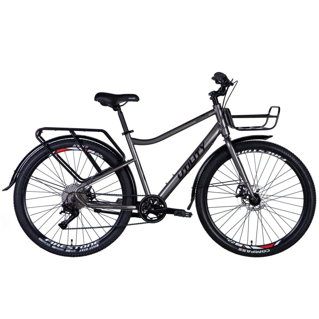 Велосипед Dorozhnik Utility DD 27.5" 18.5" ST 2024 Мокрий асфальт (OPS-D-27.5-000) - зображення 1