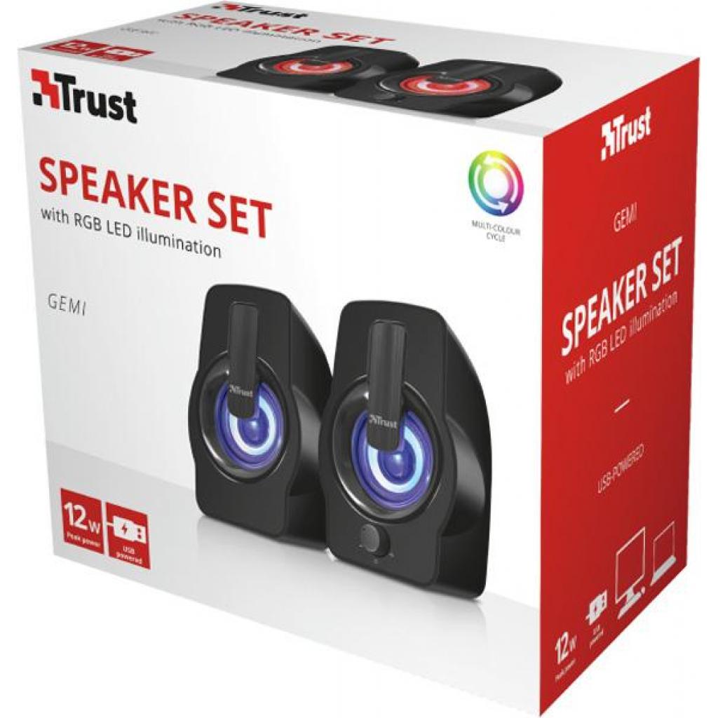 Акустична система Trust Gemi RGB black USB (22948) - зображення 8