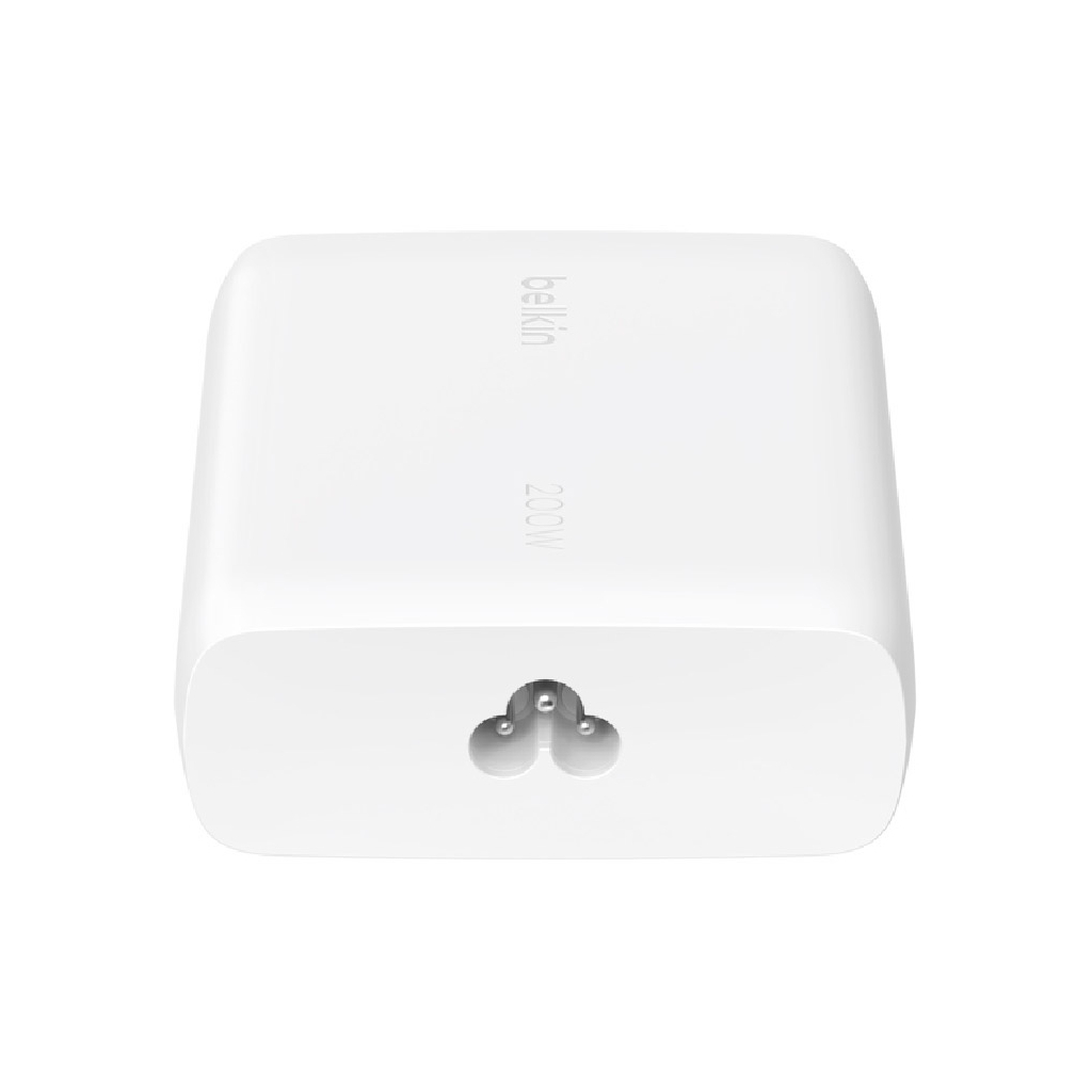 Зарядний пристрій Belkin 4хUSB-С GAN PD PPS 200W white (WCH015VFWH) - зображення 3