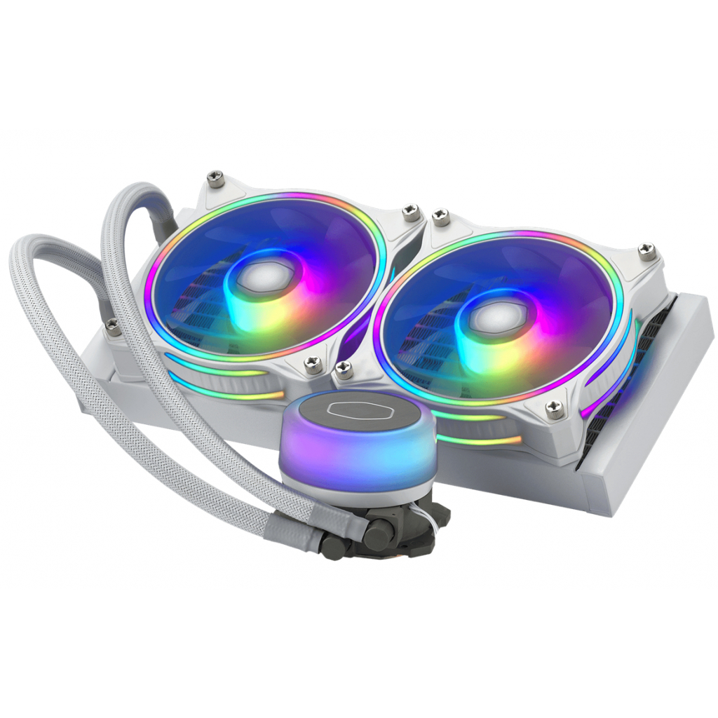 Система рідинного охолодження CoolerMaster MasterLiquid ML240 Illusion White Edition (MLX-D24M-A18PW-R1) - зображення 2