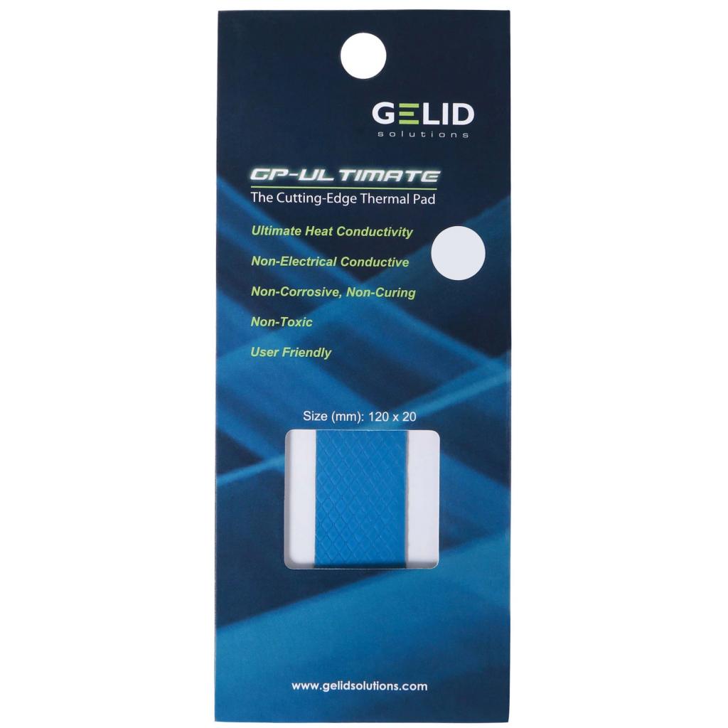 Термопрокладка Gelid Solutions GP-Ultimate Thermal Pad 120x20x1.5 mm (TP-GP04-R-C) - изображение 2