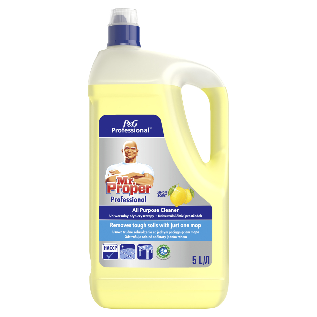 Засіб для миття підлоги Mr. Proper Professional Універсальний Лимон 5 л (8700216250313) - изображение 2