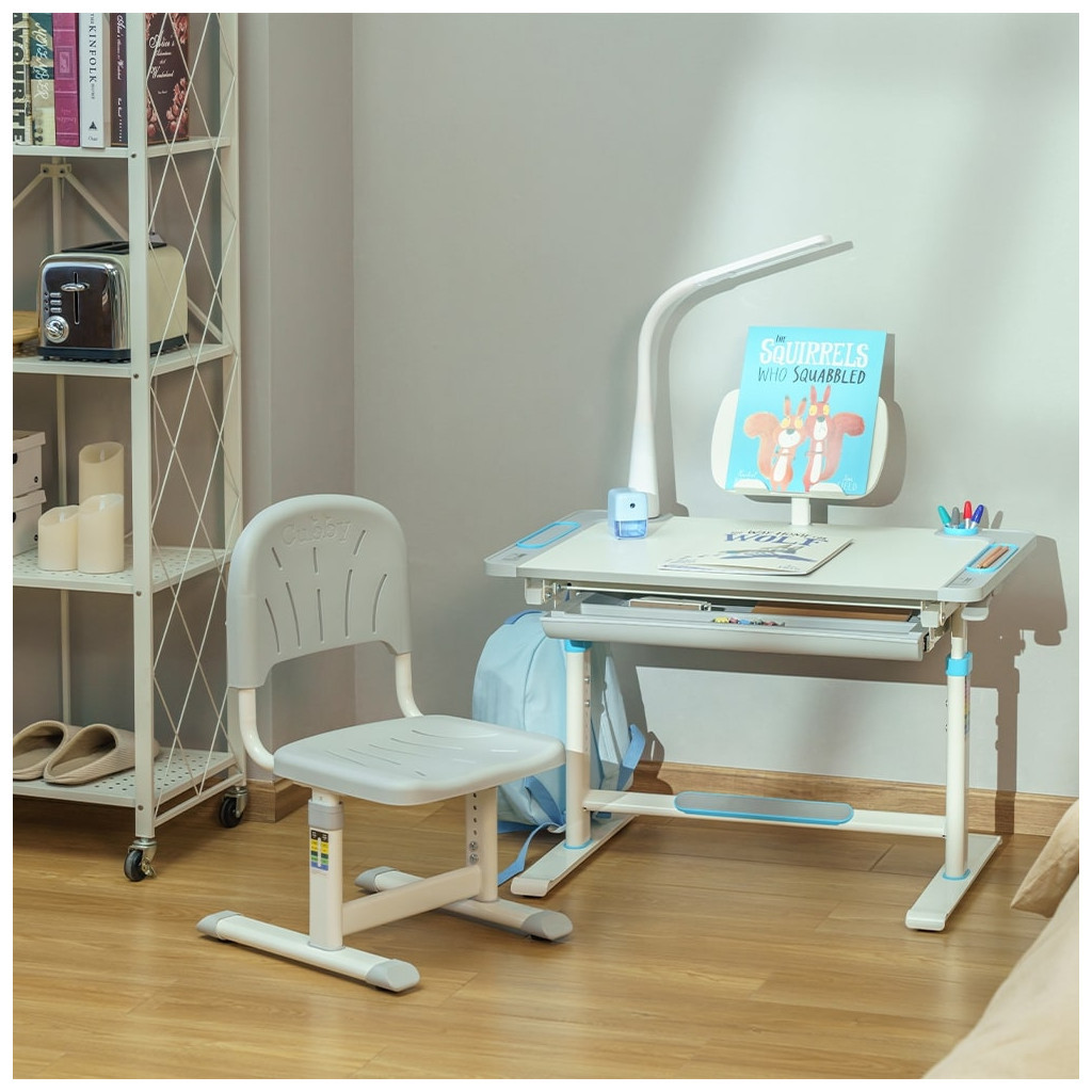 Парта зі стільцем Cubby Lupin Blue - изображение 12