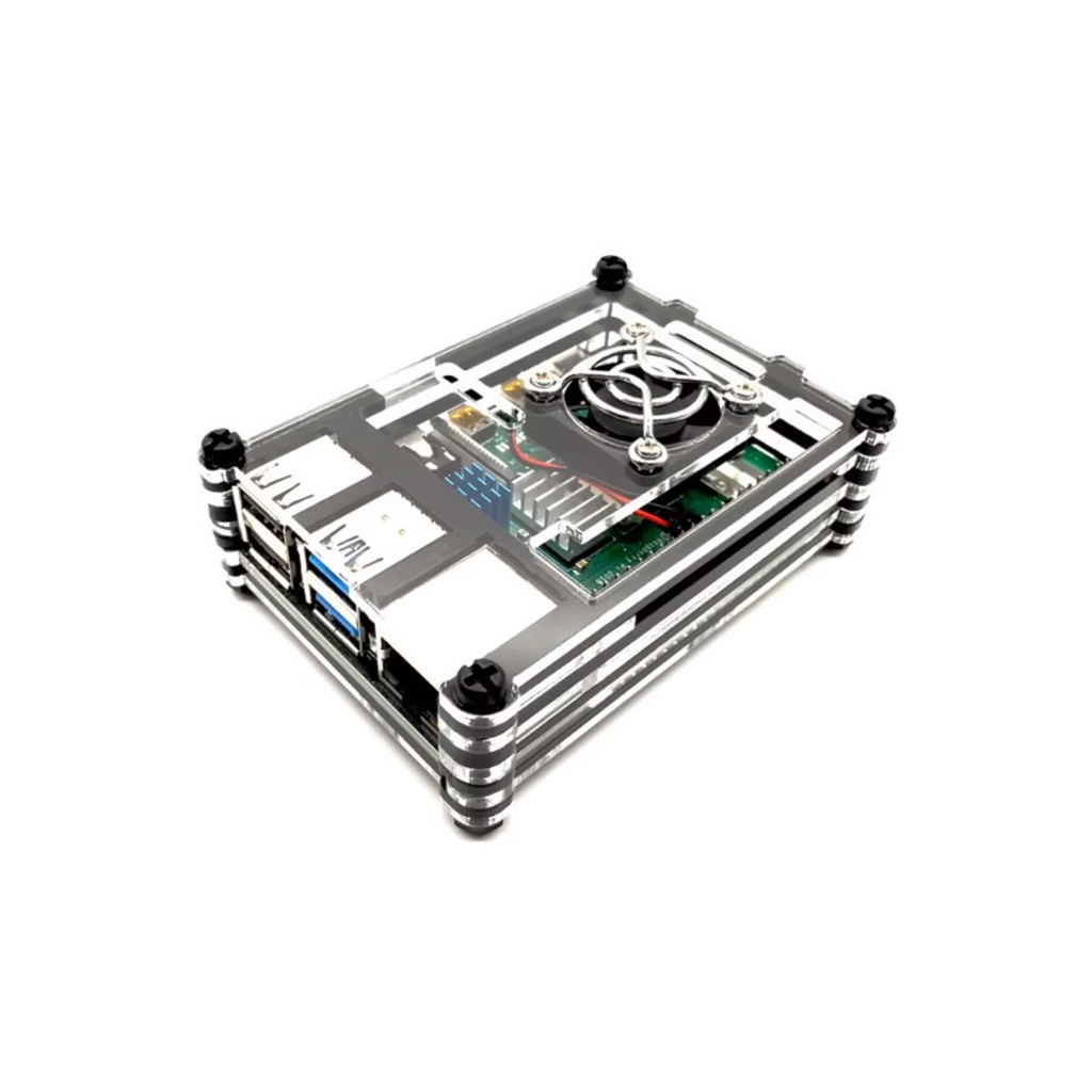 Корпус до промислового ПК KUONGSHUN for Raspberry Pi 4 (RA518) - изображение 2
