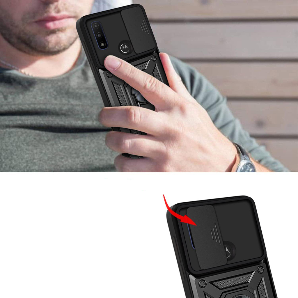 Чохол до мобільного телефона BeCover Military Motorola Moto E20 Black (707400) - зображення 3