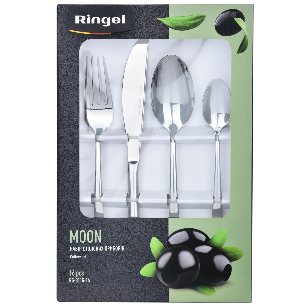 Набір столових приборів Ringel Moon 16 предметів (RG-3115-16) - зображення 7