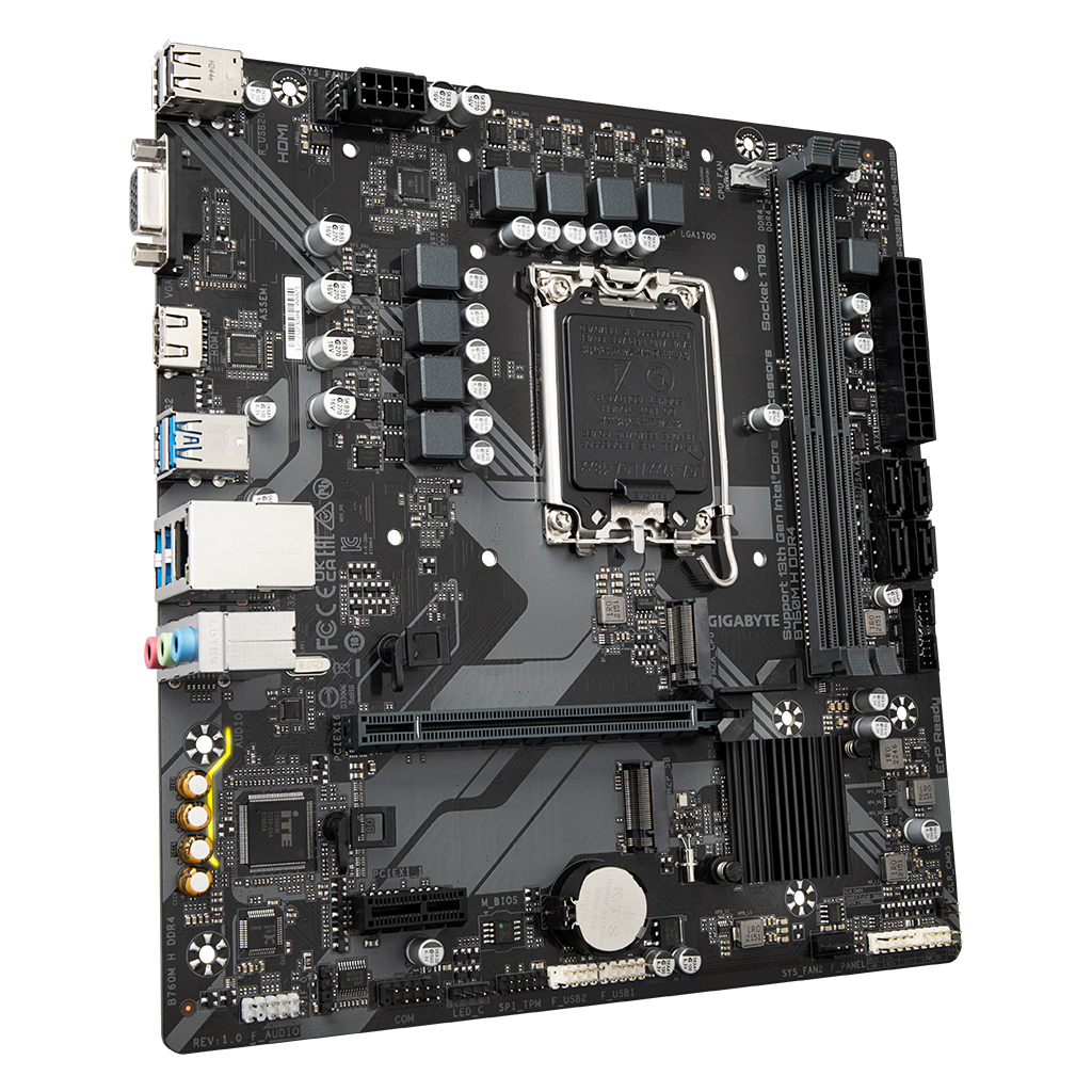 Материнська плата GIGABYTE B760M H DDR4 - зображення 3