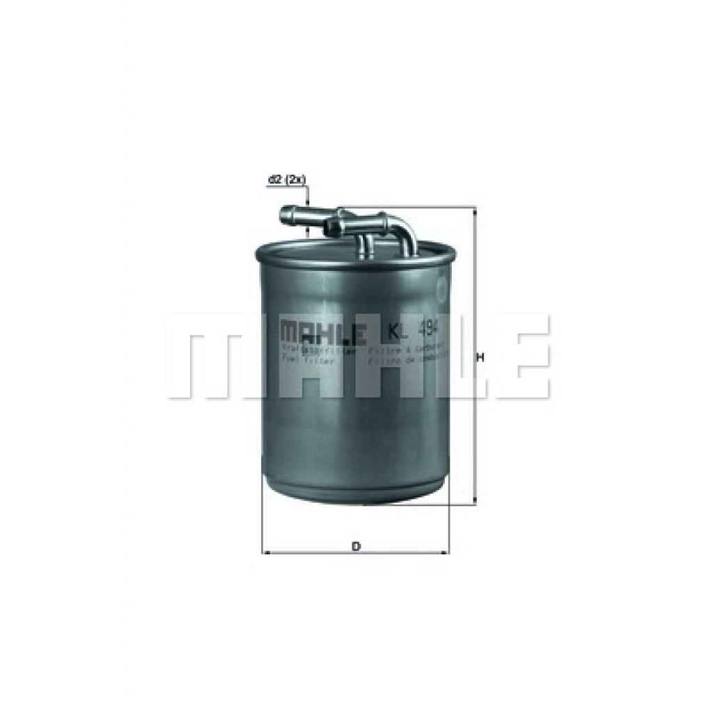 Фільтр паливний Mahle KL494 - зображення 1