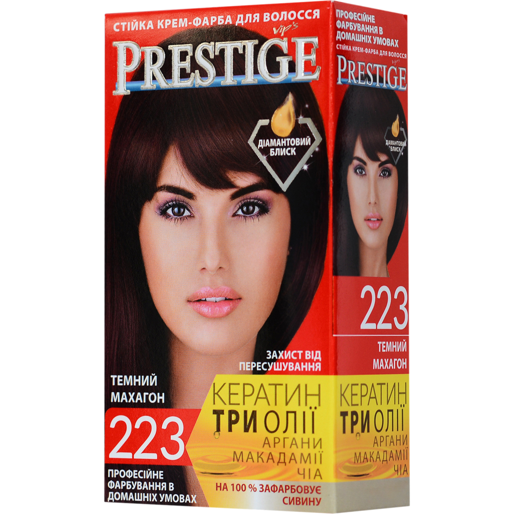 Фарба для волосся Vip's Prestige 223 - Темний махагон 115 мл (3800010504225) - зображення 1