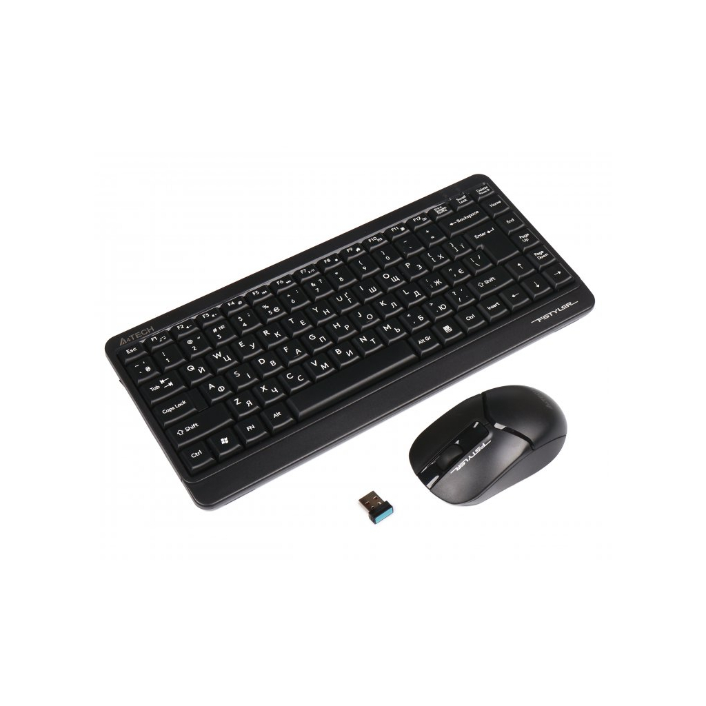 Комплект A4Tech FG1112S Wireless Black (FG1112S Black) - зображення 4