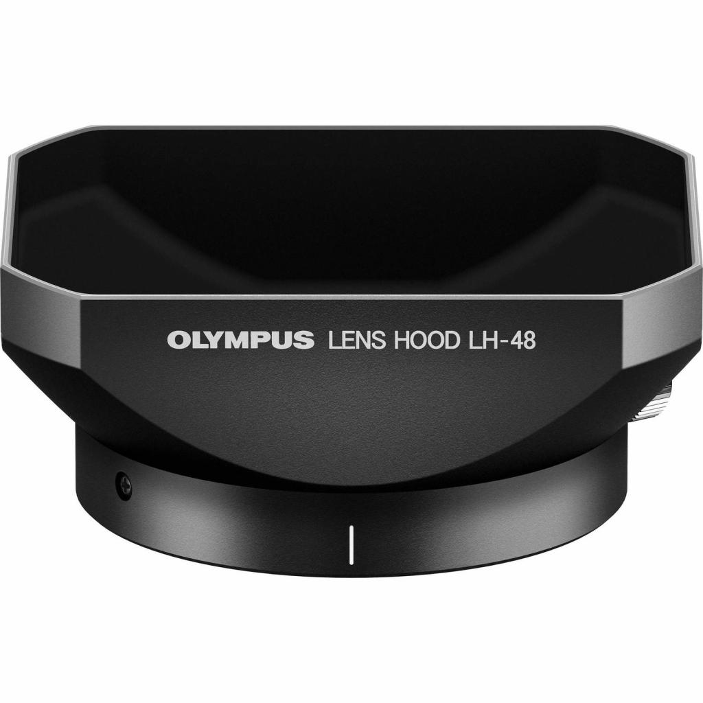 Бленда до об'єктива Olympus LH-48 Lens Hood (metal) M1220 Black (V324480BW000) - зображення 1