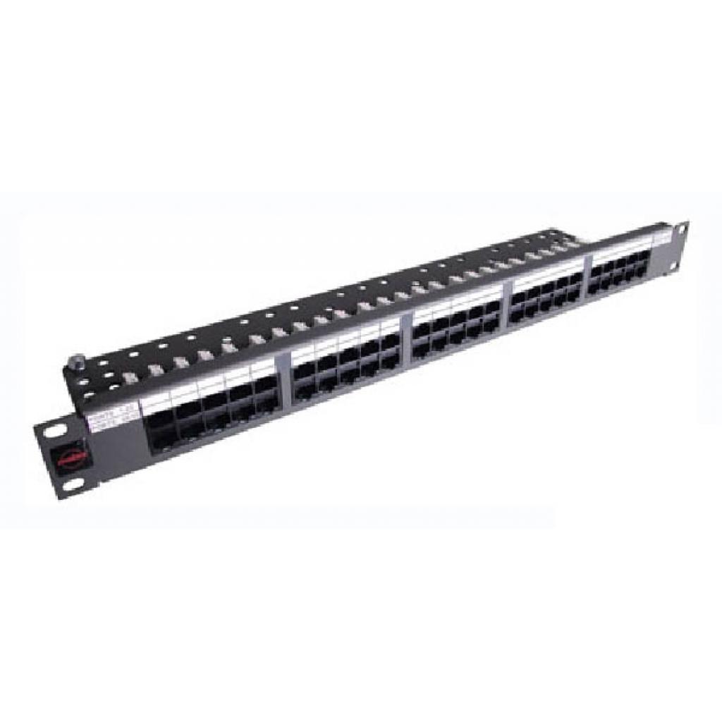 Патч-панель Molex 1U, 50xRJ-45, cat.3, UTP (PID-00145) - изображение 1