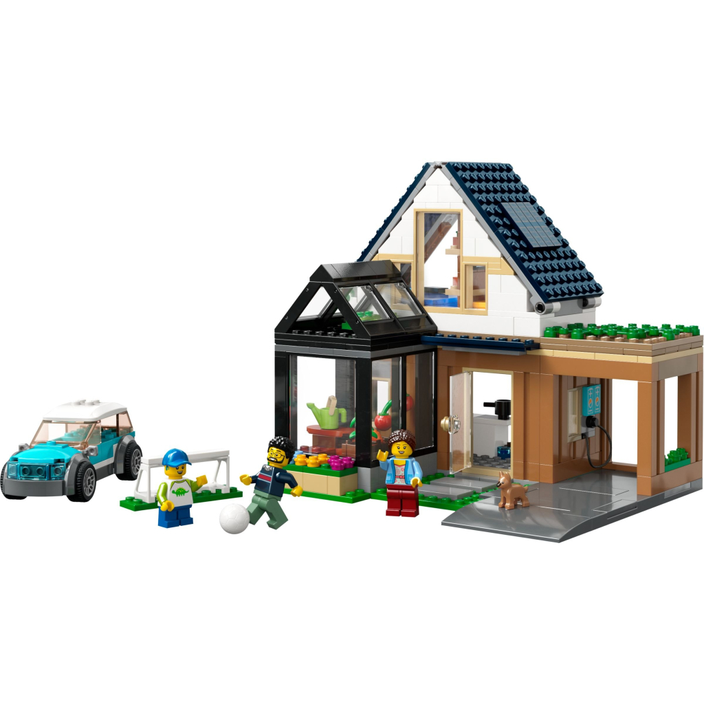 Конструктор LEGO City Сімейний будинок й електромобіль (60398) - зображення 2