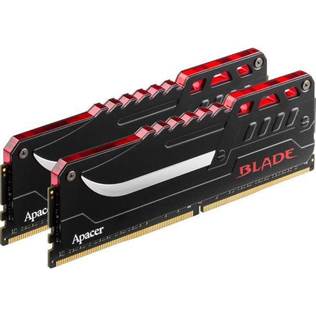 Модуль пам'яті для комп'ютера DDR4 16GB (2x8GB) 2800 MHz BLADE Fire Series Apacer (EK.16GAW.KFDK2) - зображення 2