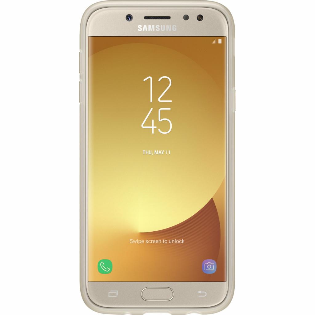 Чохол до мобільного телефона Samsung для J5 (2017)/J530-EF-AJ530TFEGRU - Jelly Cover (Gold) (EF-AJ530TFEGRU) - зображення 4