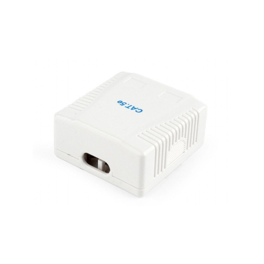 Комп'ютерна розетка Cablexpert RJ45x2 FTP, cat.5e (NCAC-2F5E-01) - зображення 1