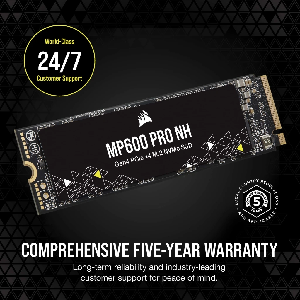 Накопичувач SSD M.2 2280 8TB MP600 PRO NH Corsair (CSSD-F8000GBMP600PNH) - зображення 10