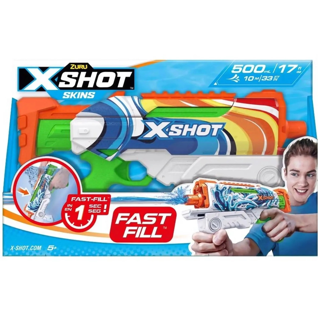 Іграшкова зброя Zuru X -Shot Водний бластер Fast FIill Sins HYPERLOAD Inferno (11854D) - зображення 1