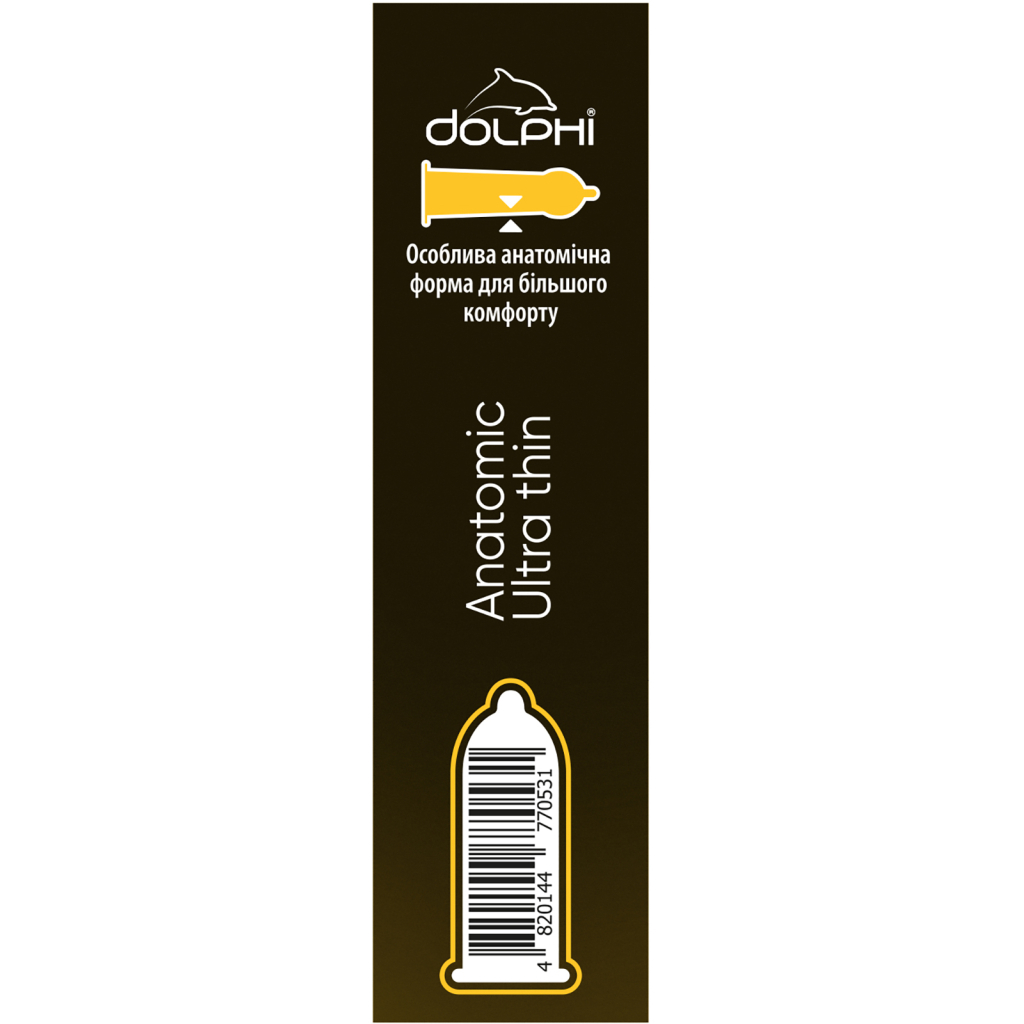 Презервативи Dolphi Anatomic Ultra Thin 3 шт. (4820144770531) - зображення 3