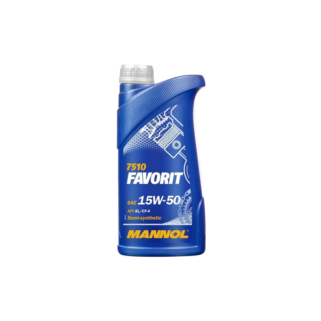 Моторна олива Mannol FAVORIT 1л 15W-50 (MN7510-1) - зображення 1