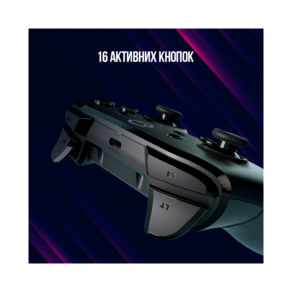 Геймпад Lorgar TRIX-510 PC iOS13 Android PS3 Bluetooth Black (LRG-GP510) - зображення 8