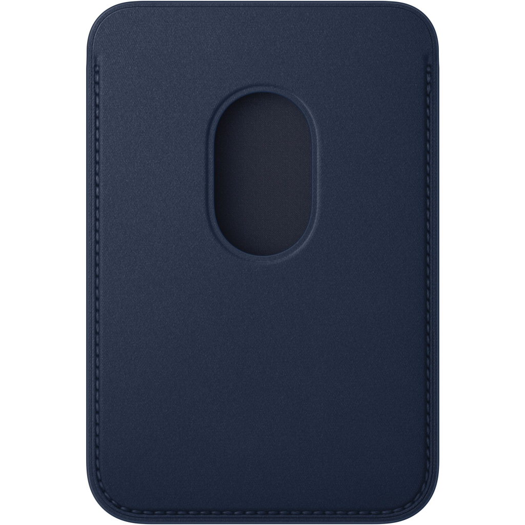 Чохол до мобільного телефона Apple iPhone FineWoven Wallet with MagSafe - Deep Blue (MA6X4ZM/A) - зображення 2