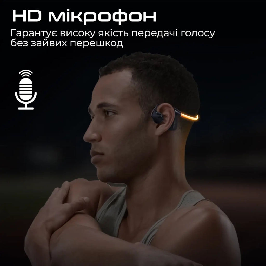 Навушники Promate RippleGlow Black (rippleglow.black) - изображение 8