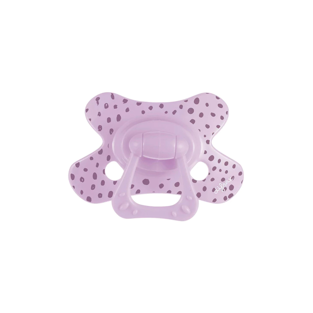 Пустушка Difrax Natural, 6+ міс (127 Lilac_dots) - зображення 1