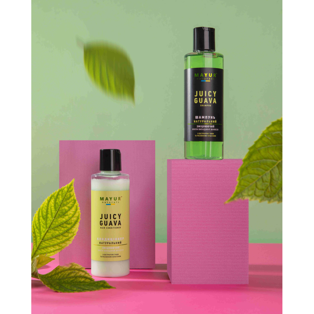 Шампунь Mayur Гуаява зміцнювальний для нормального волосся 200 мл (4820230950021) - зображення 2