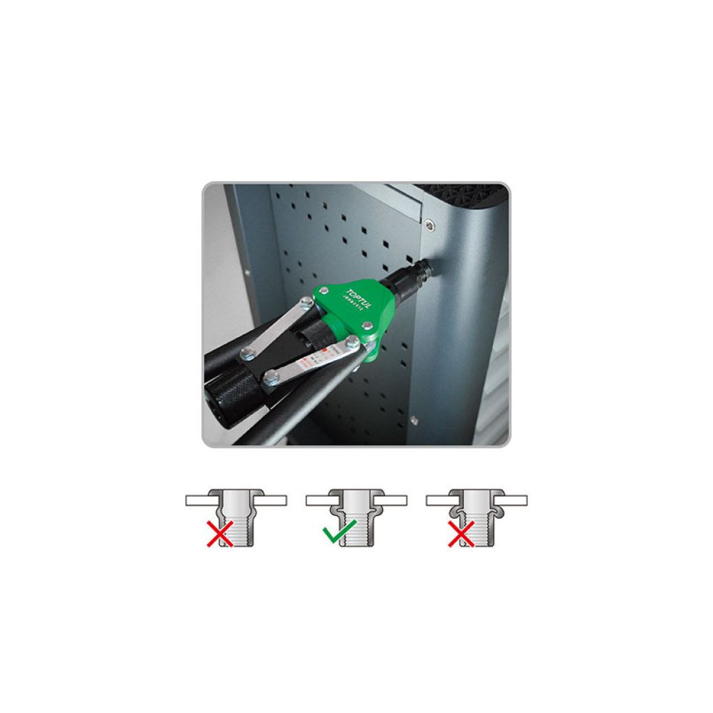 Заклепувальник Toptul для різьбових заклепок M5,M6,M8,M10,M12 (JBBB0512) - зображення 2