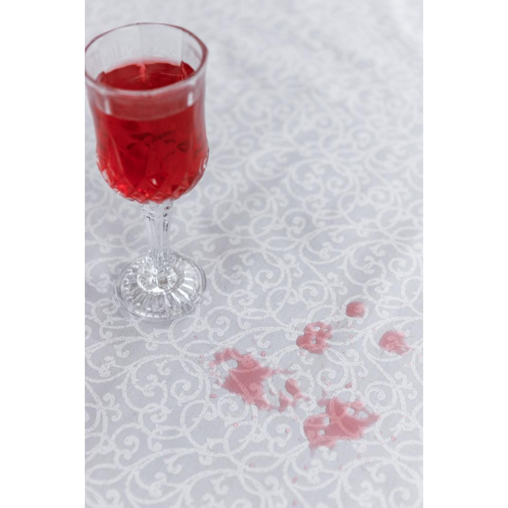 Скатертина Прованс непромокаюча Simfoni Айс Вензель 220х136 см (033603) - зображення 4