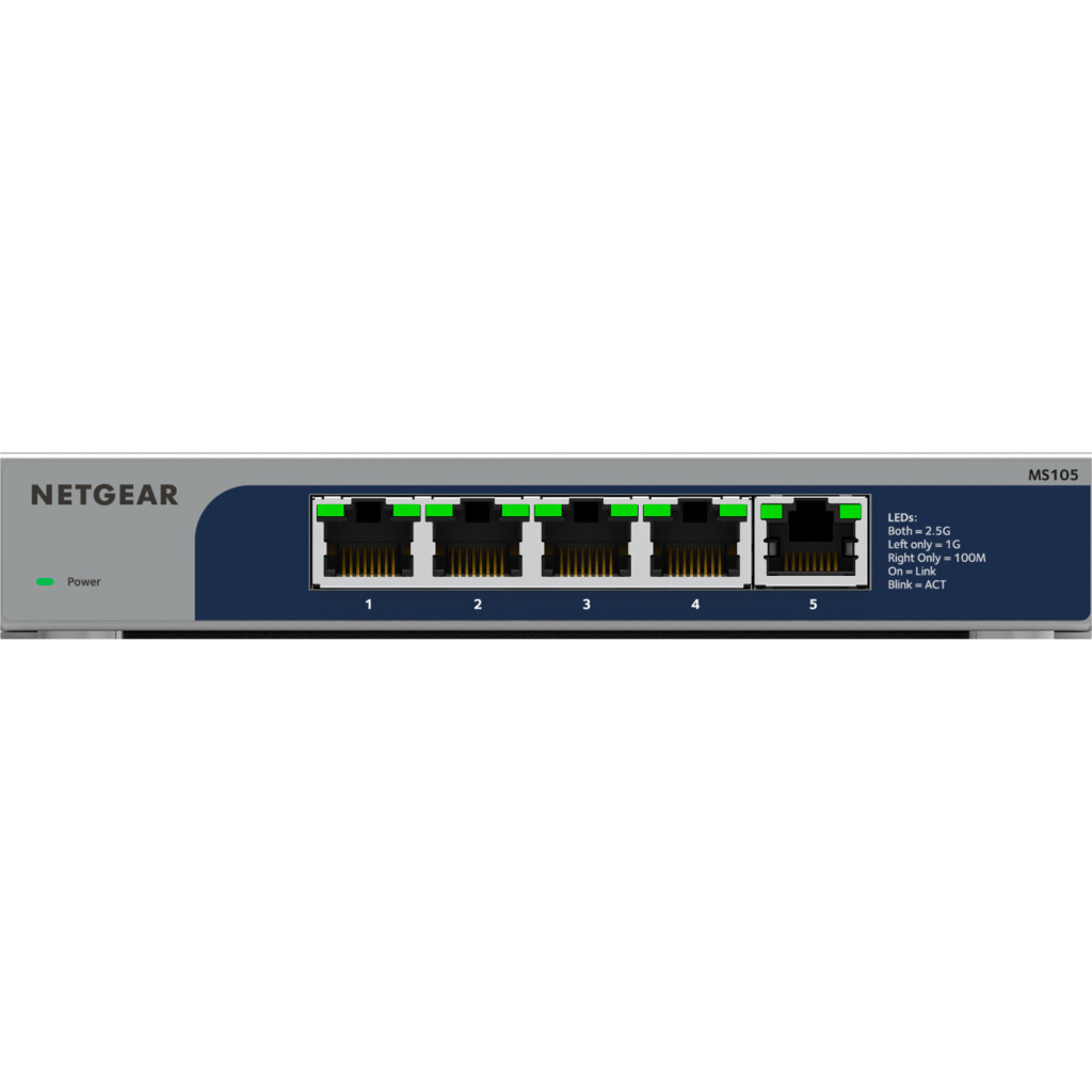 Комутатор мережевий Netgear MS105-100EUS - зображення 2