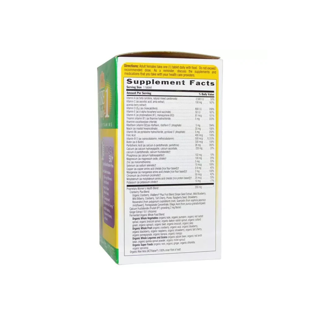 Мультивітамін Country Life Мультивітаміни для Жінок, 50+, Core Daily-1 for Women 50+, 6 (CLF-08196) - зображення 2