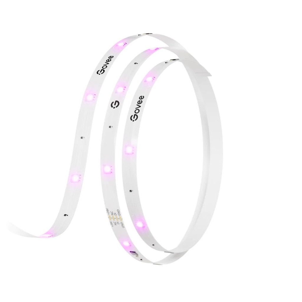 Світлодіодна стрічка Govee RGBIC Basic Wi-Fi + Bluetooth LED Strip Light 10м Білий (H618C3D1) - изображение 2