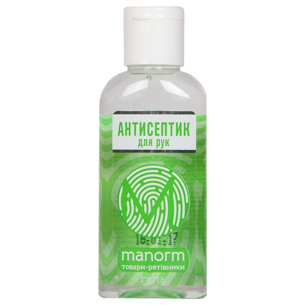 Антисептик для рук Manorm Гель 50 мл (4820136730833) - зображення 1