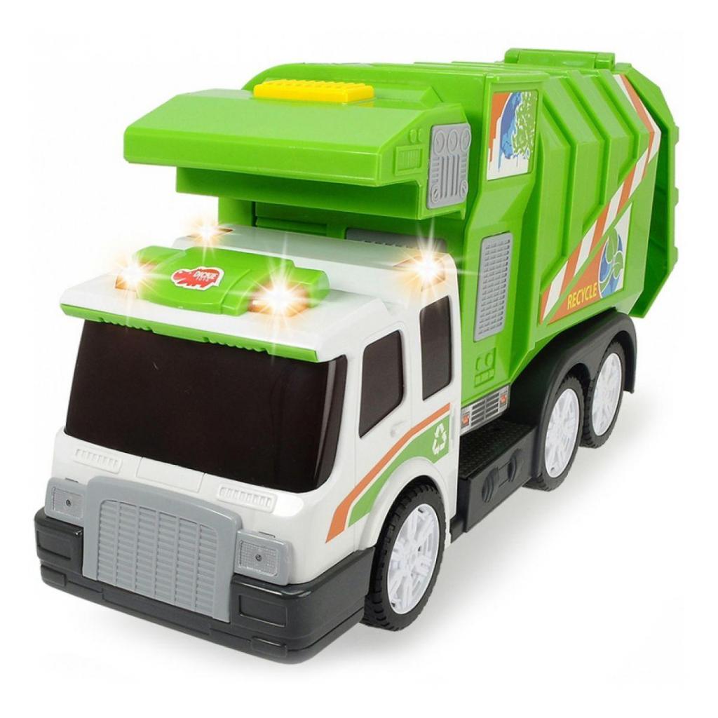 Спецтехніка Dickie Toys Сміттєвоз з баком зі св. та зв.ефектами (3308357) - зображення 5