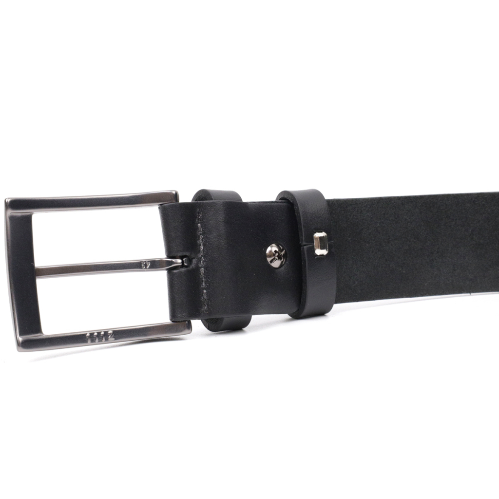 Ремінь Grande Pelle Шкіряний Чорний (11690) - зображення 2