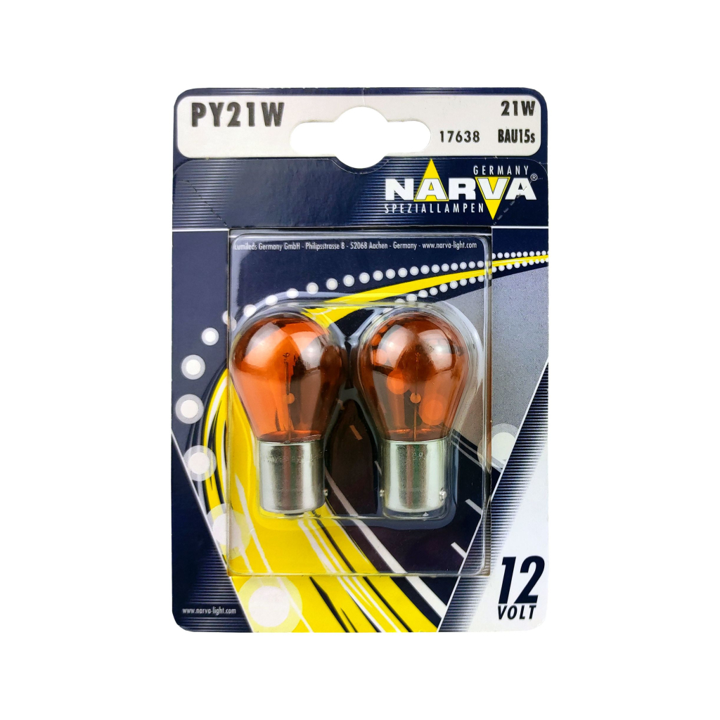 Автолампа Narva PY21W 17638 (955180) - зображення 1