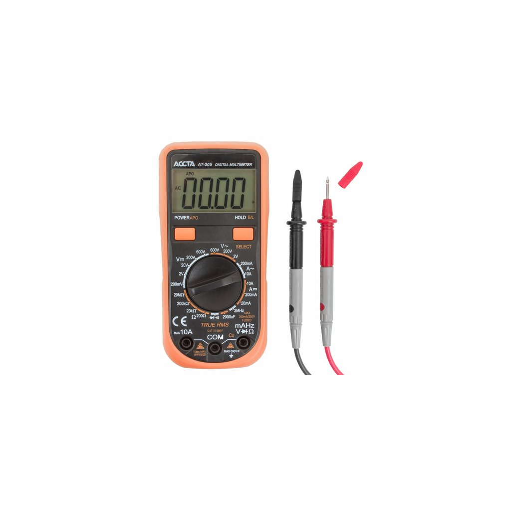 Цифровий мультиметр Accta AT-205 (890292) - зображення 1