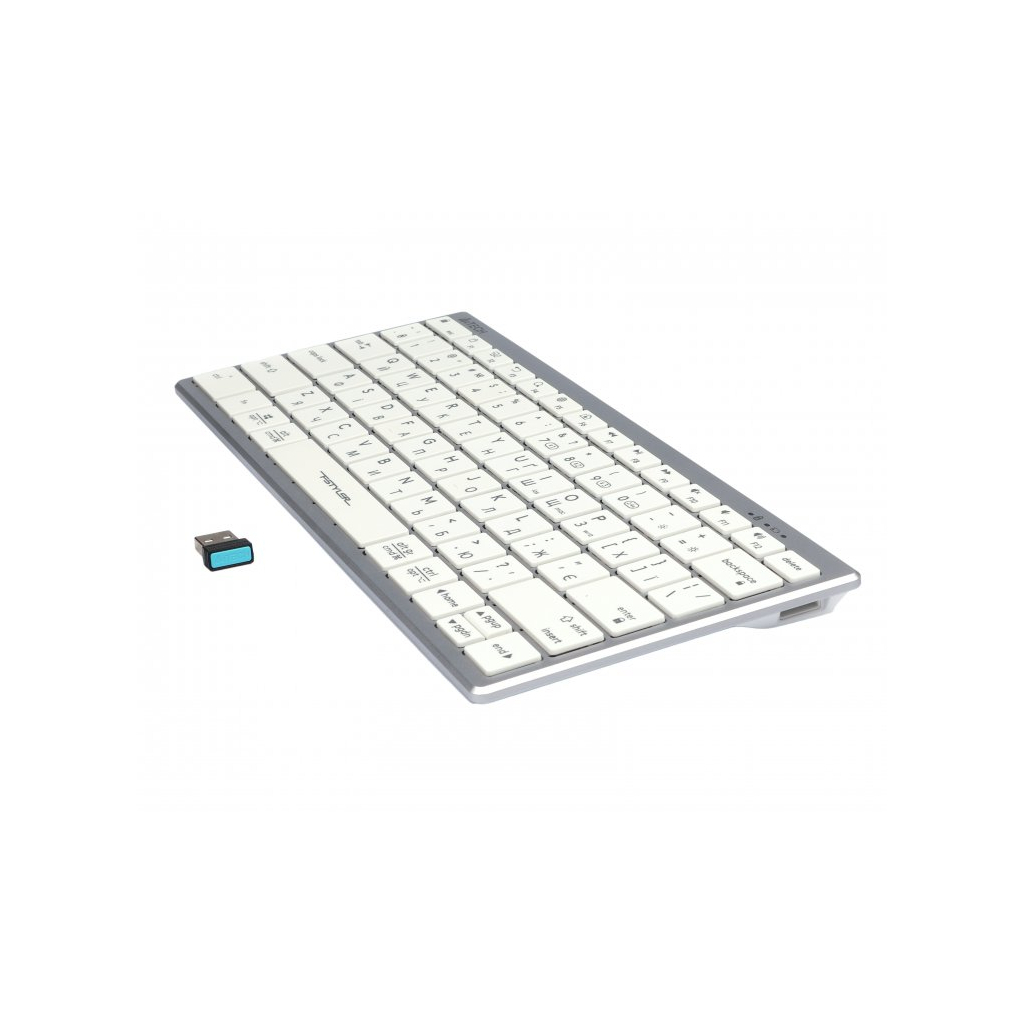 Клавіатура A4Tech FBX51C Wireless/Bluetooth White (4711421972987) - зображення 5